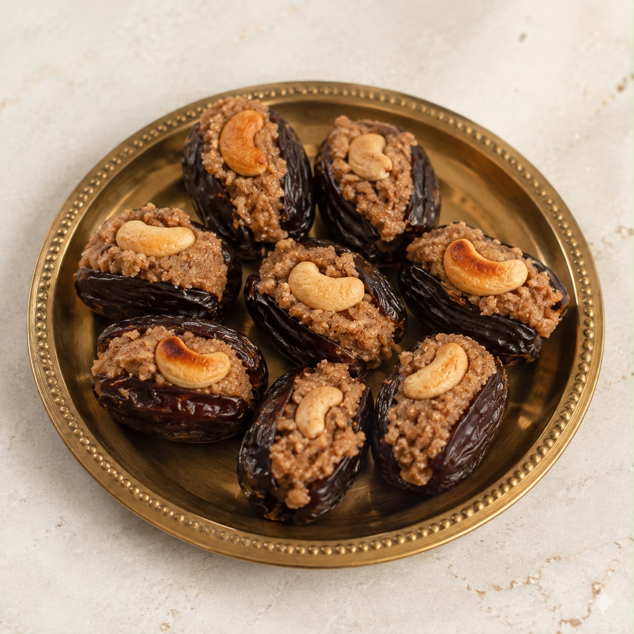 Cashew-Stuffed Dates