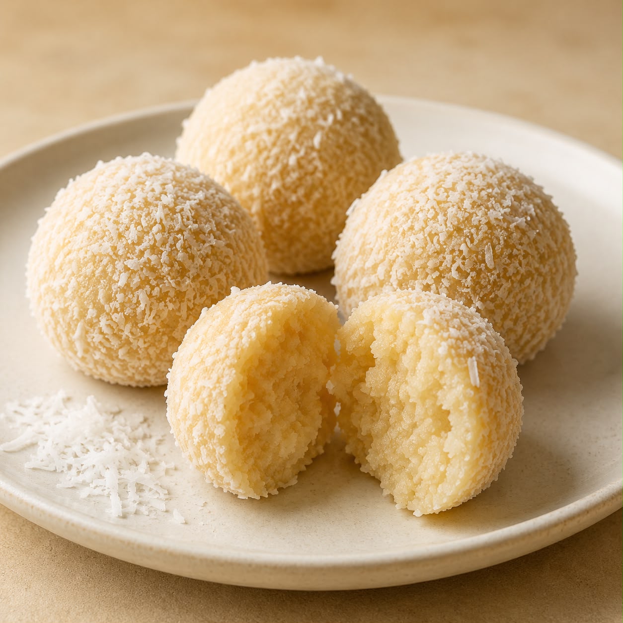 Coconut Sooji Laddoo
