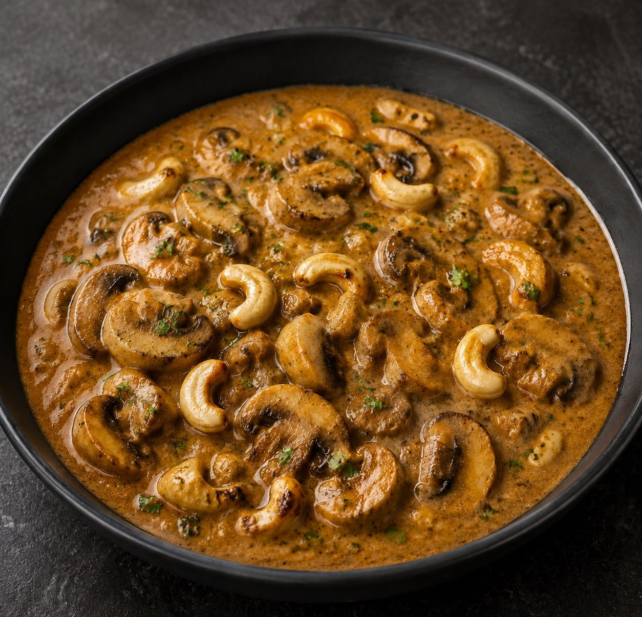 Mushroom Cashew Curry