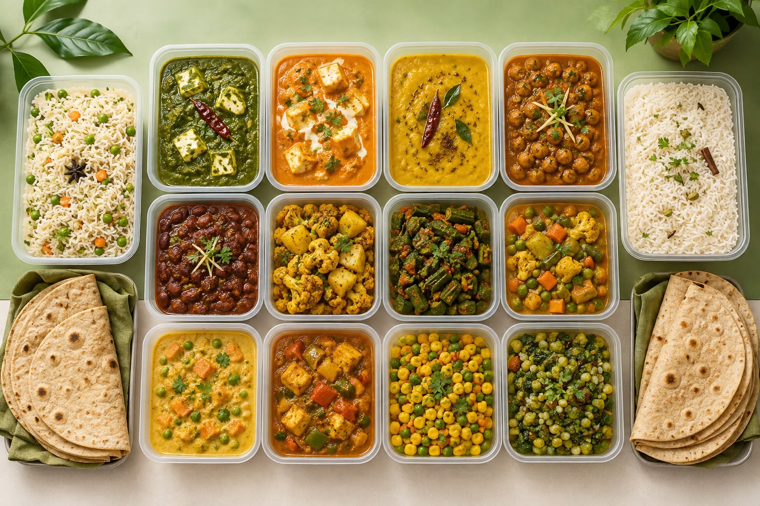 2 People Veg Meal Plan